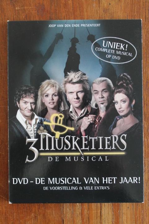 De 3 Musketiers (2003) complete musical op DVD, Alle leeftijden, Ophalen of Verzenden, Gebruikt, Muziek en Concerten