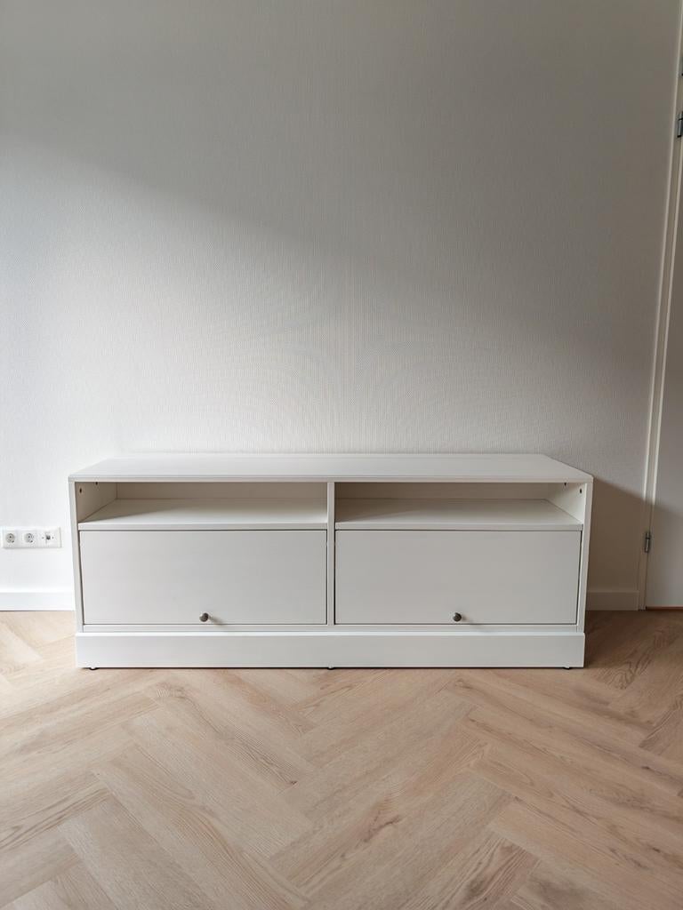 IKEA Havsta TV meubel dennenhout NIEUW, Huis en Inrichting, Kasten | Televisiemeubels, Ophalen, 150 tot 200 cm, Nieuw, Minder dan 100 cm