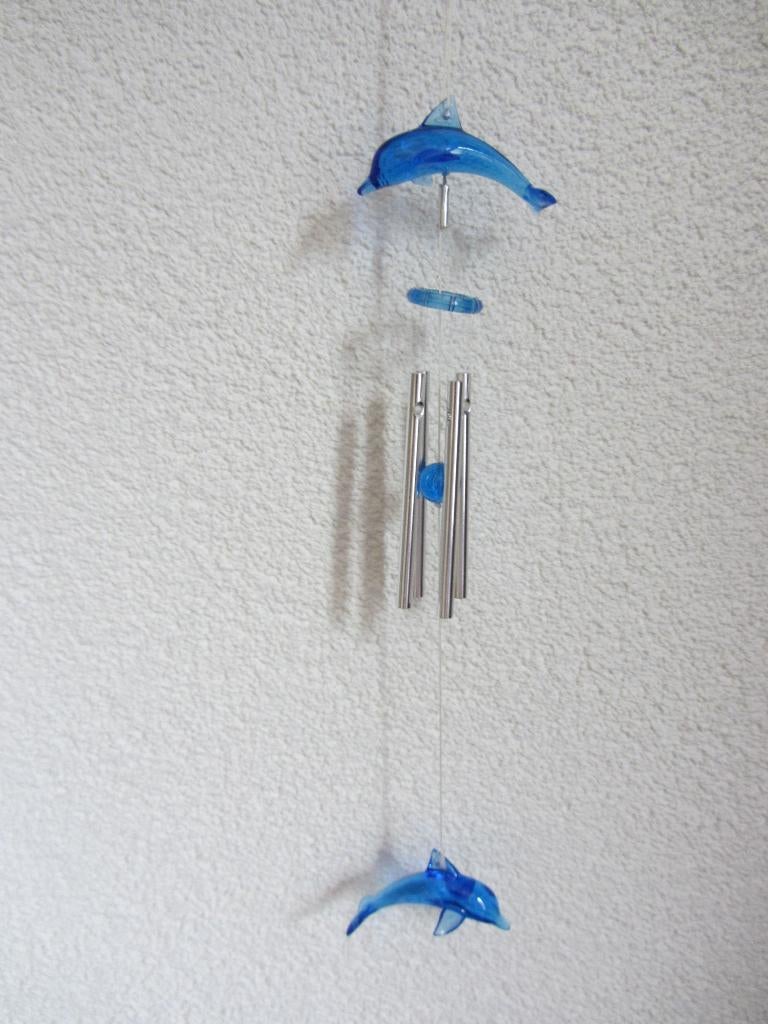 Dolfijnen windmobiel, blauw, zee, oceaan, decoratie, Kinderen en Baby's, Kinderkamer | Inrichting en Decoratie, Ophalen of Verzenden