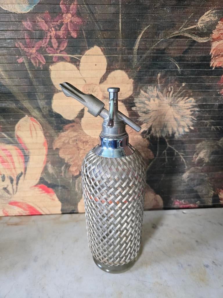 Oude glazen spuitfles sodafles sparklets, Antiek en Kunst, Ophalen of Verzenden