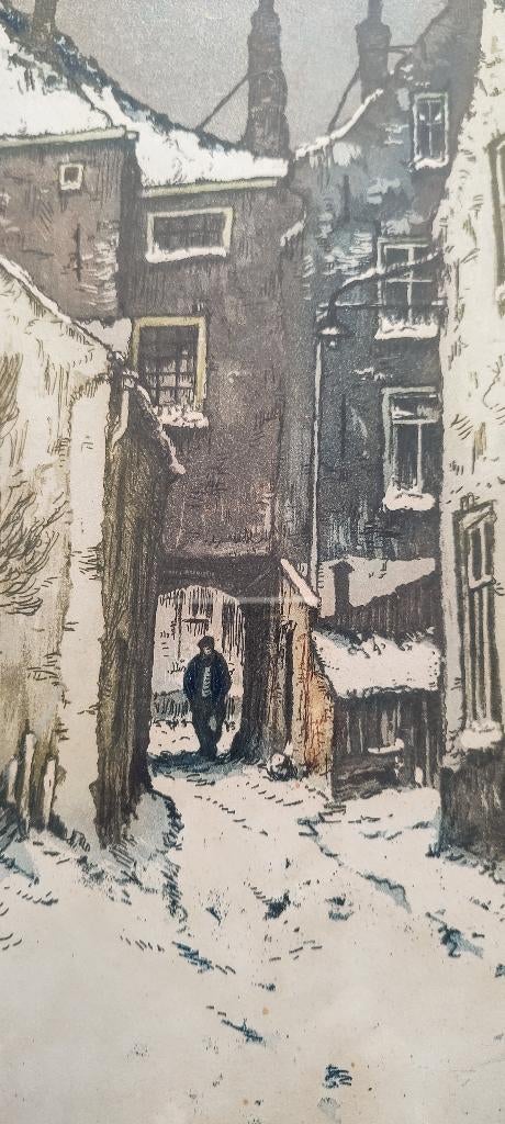 Unieke ets Cornelis de Kort, Ophalen of Verzenden