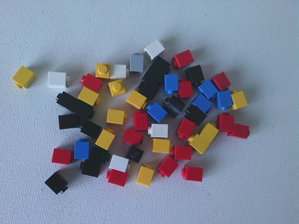Lego: Steentjes 1x1 50 stuks   3, Ophalen of Verzenden, Gebruikt, Lego