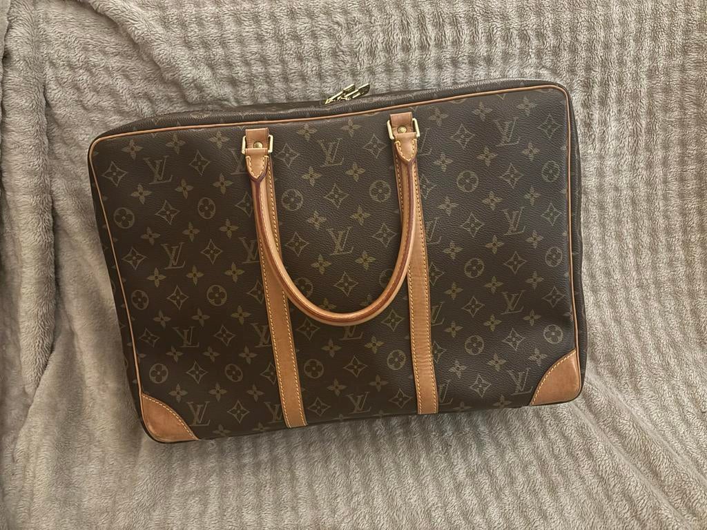 Louis Vuitton Porte Document Voyage Monogram, Overige merken, Gebruikt, Bruin, Ophalen of Verzenden