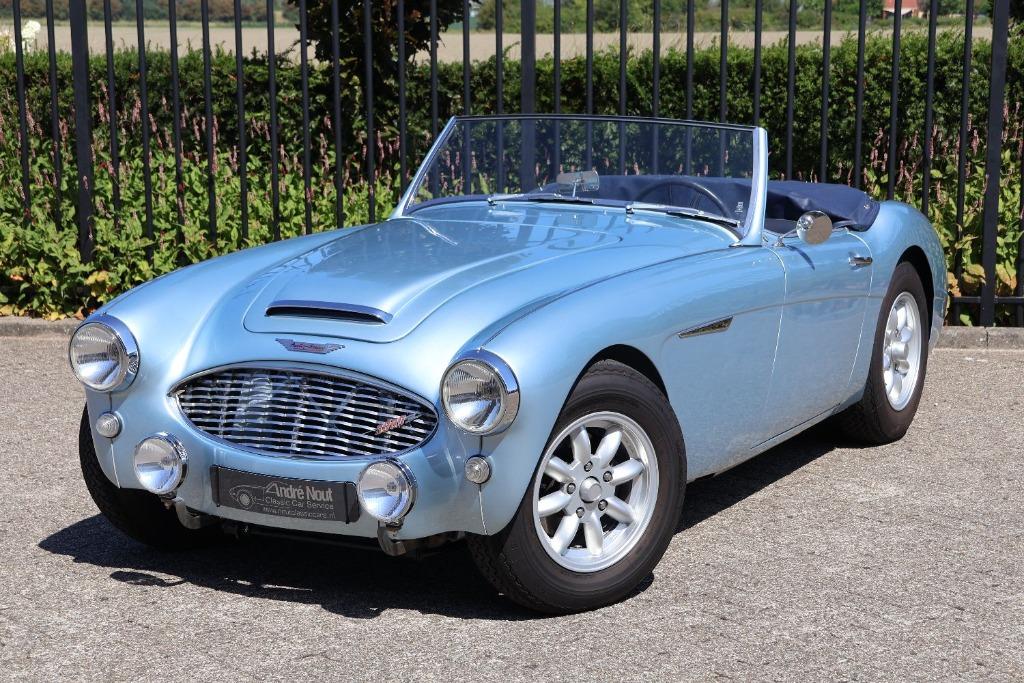 Austin Healey 3000 MK1 BT7, Auto's, Austin, Cabriolet, Bedrijf, Handgeschakeld, Blauw