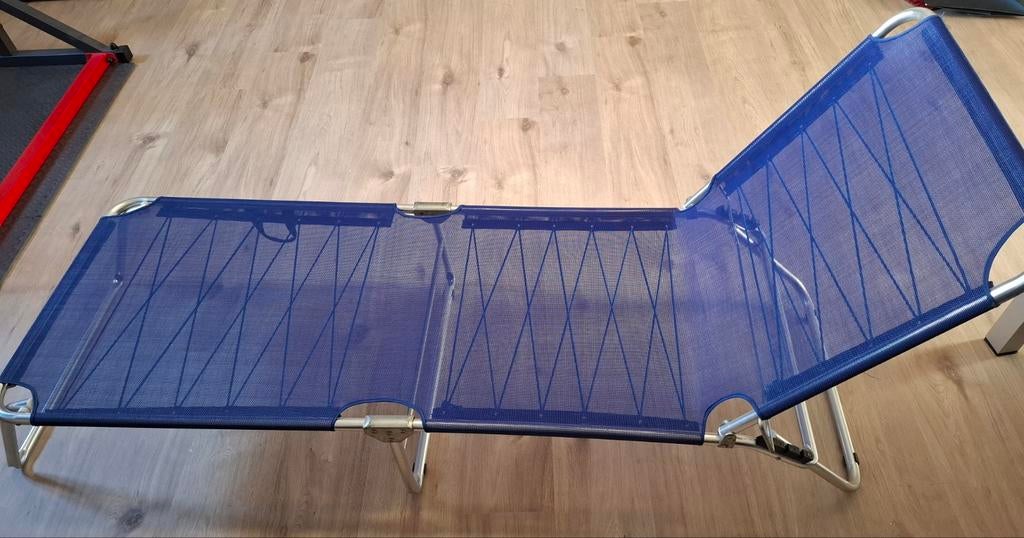 Stretcher - ligbed, Tuin en Terras, Ophalen, Gebruikt, Aluminium