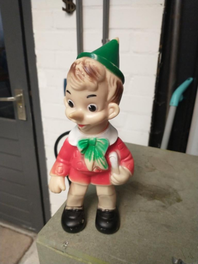 Ledra Pinokkio pop. Vintage. Made in Italy., Verzamelen, Efteling, Ophalen of Verzenden, Gebruikt, Beeldje of Poppetje