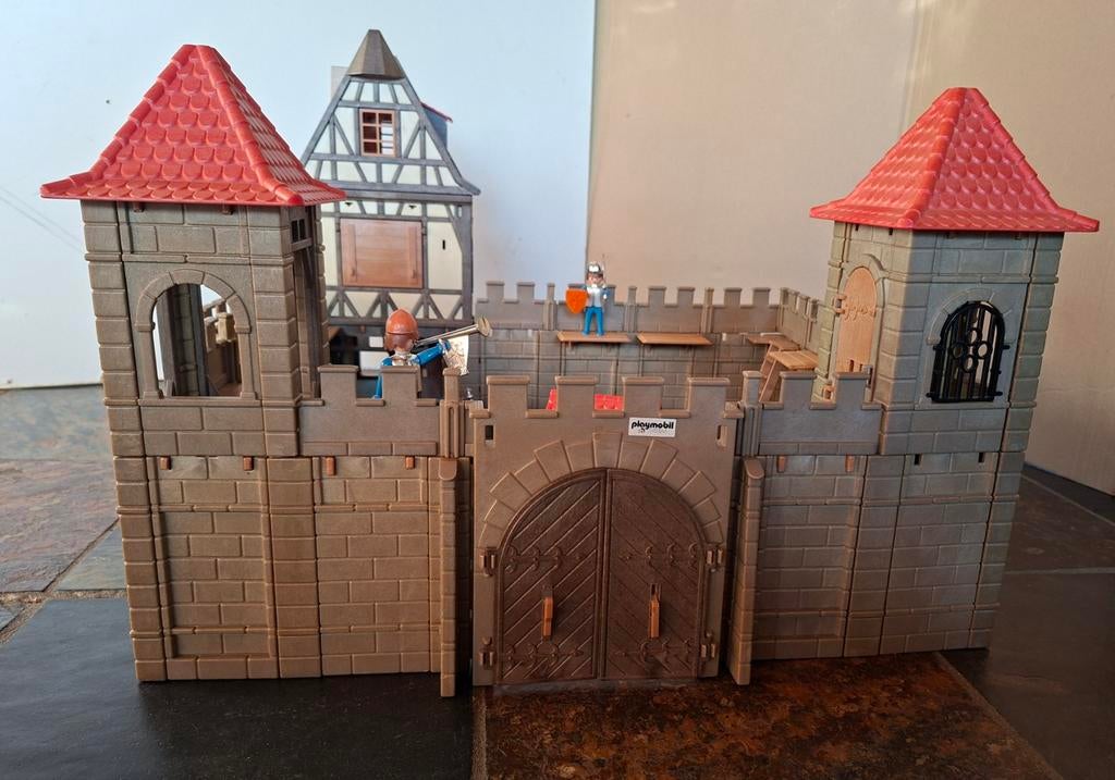 Vintage Playmobil Kasteel, Kinderen en Baby's, Ophalen of Verzenden, Gebruikt, Complete set