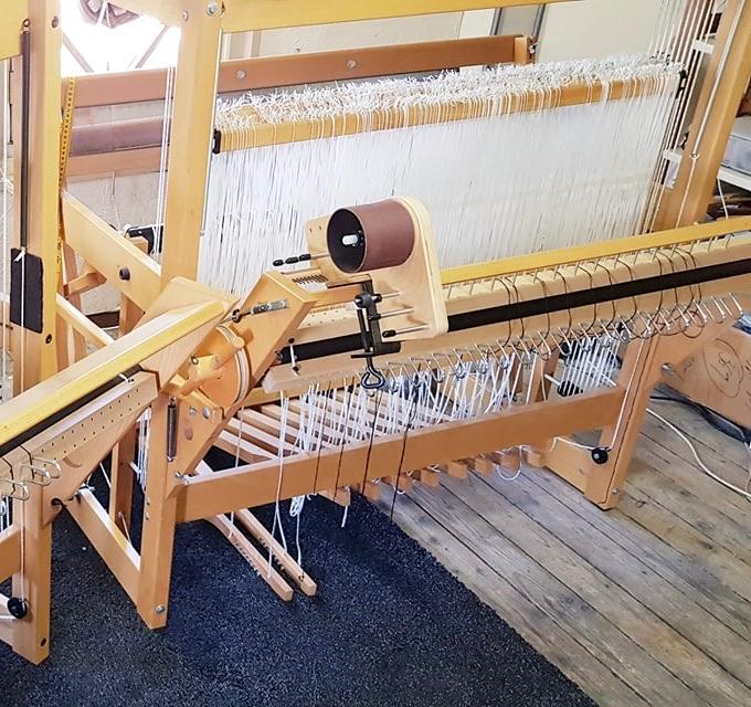 Louet Spring 1 90 weefgetouw + veel weefbenodigdheden, Ophalen, Gebruikt