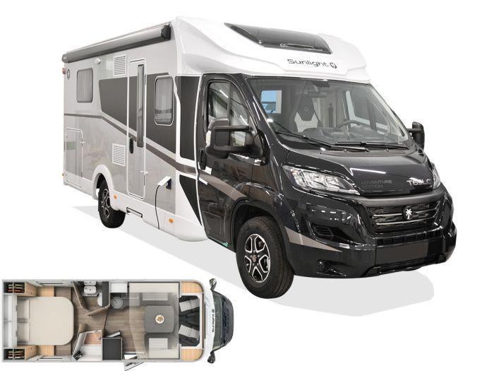 Sunlight T69 LC Adventure edition 2024 camper, Automaat, Sunlight, Ringverwarming, Fiat