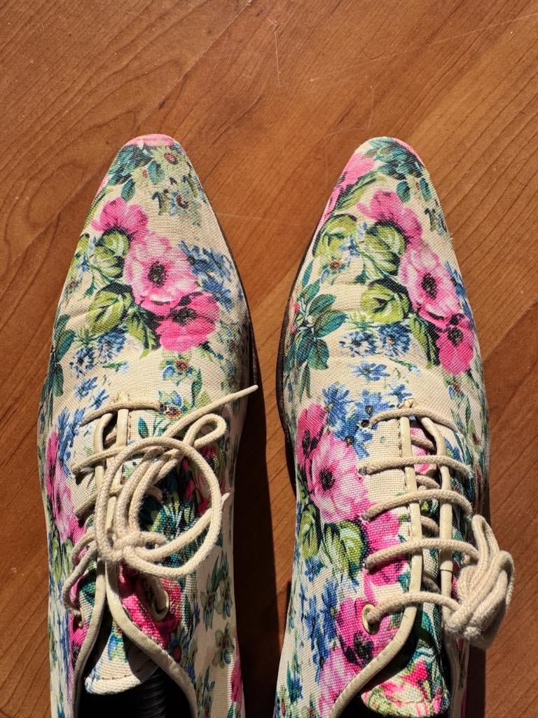 Mascolori schoenen maat 40 - Bloemen canvas, Mascolori, Overige kleuren, Ophalen of Verzenden, Gedragen