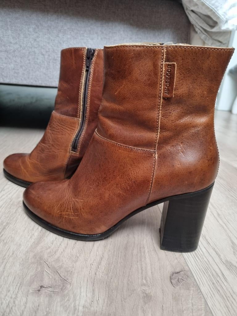 Nieuwe lederen McGregor laarzen, maat 38, Kleding | Dames, Schoenen, Ophalen of Verzenden, Nieuw, Zwart, Hoge laarzen