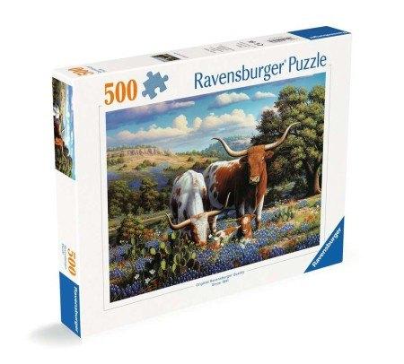 Ravensburger: Loving Longhorns 500 stukjes, Ophalen of Verzenden, 500 t/m 1500 stukjes, Nieuw, Legpuzzel