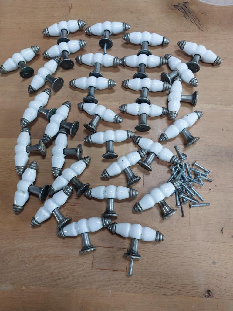 Keukendeur handgrepen , porseleinen, Huis en Inrichting, Keuken | Keukenelementen, Ophalen of Verzenden, Gebruikt