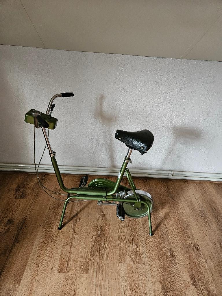 Vintage hometrainer spinningfiets, Sport en Fitness, Ophalen, Gebruikt, Metaal, Benen