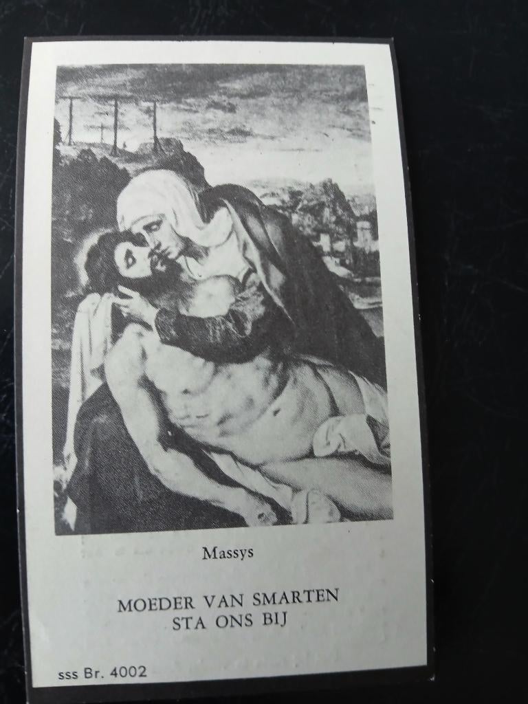 joannes mateus overl 1957, Verzenden, Bidprentje