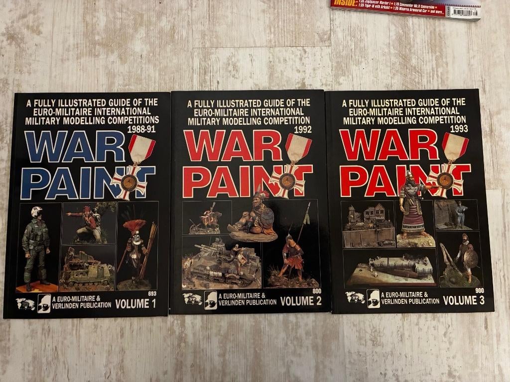WarPaint: 3 verslagen EuroMilitaire (ism VP Productions), Ophalen of Verzenden, Groter dan 1:32