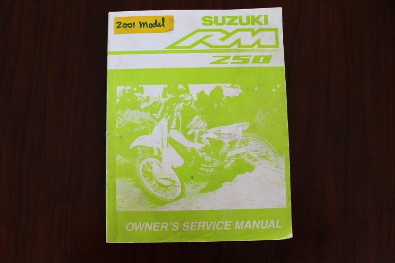 Suzuki RM250 2000 2001 motorcycle owner's service manual, Ophalen of Verzenden, Suzuki