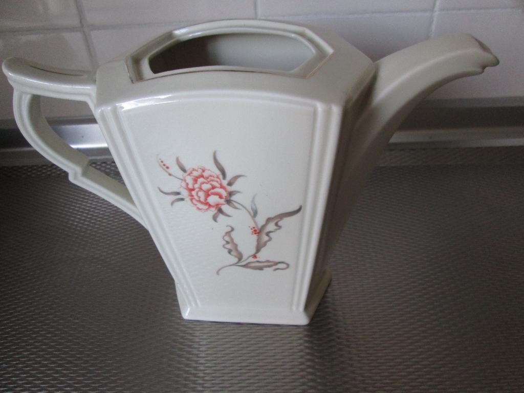 Haas & Czjzek Schlaggenwald Art Deco koffiepot geen deksel, Ophalen of Verzenden