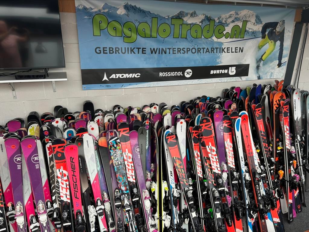 Groot assortiment in skiës, skischoenen, nieuwe en gebr., Overige merken, 160 tot 180 cm, Gebruikt, Ophalen of Verzenden
