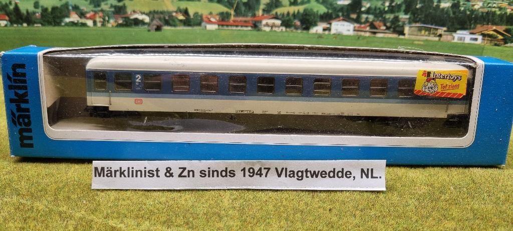 Marklin personen rijtuigen in doos, Wisselstroom, Wagon, Ophalen of Verzenden, Zo goed als nieuw