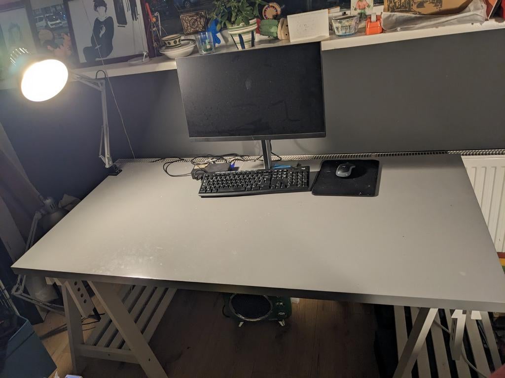 Bureau tafel met verstelbare hoogte IKEA ANFALLARE, Huis en Inrichting, Bureaus, Ophalen, Gebruikt