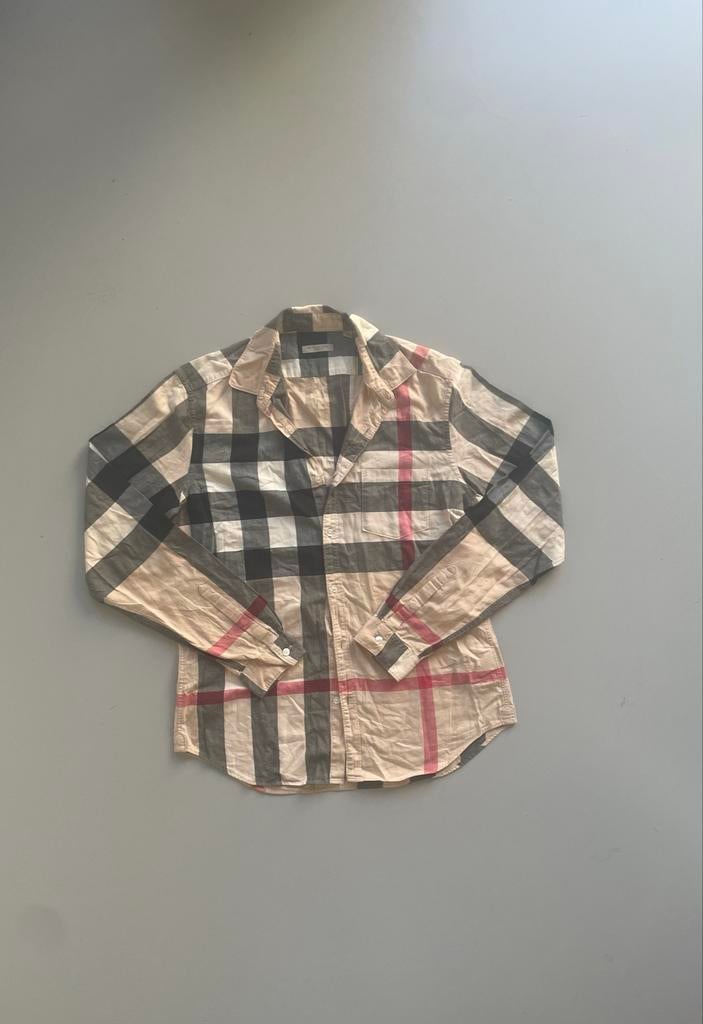Burberry Brit overhemd - Zo goed als nieuw!, Ophalen of Verzenden, Zo goed als nieuw, Beige, Halswijdte 39/40 (M)
