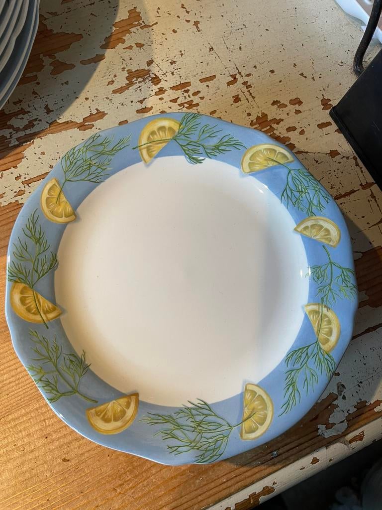 Gien BELLE ÎLE sideplates, Ophalen of Verzenden, Porselein, Overige stijlen, Bord(en)