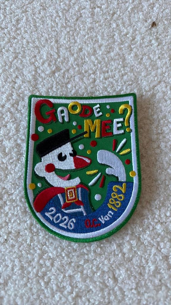 Gaode mee? Embleem Oeteldonk 2026, Verzamelen, Ophalen of Verzenden, Nieuw, Overige onderwerpen