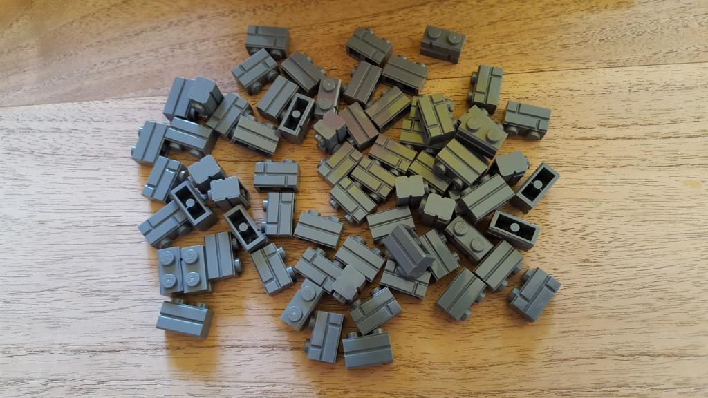 LEGO Muurstenen / baksteen Motief 1x2 in 15x Kleuren, Ophalen of Verzenden, Nieuw, Losse stenen, Lego