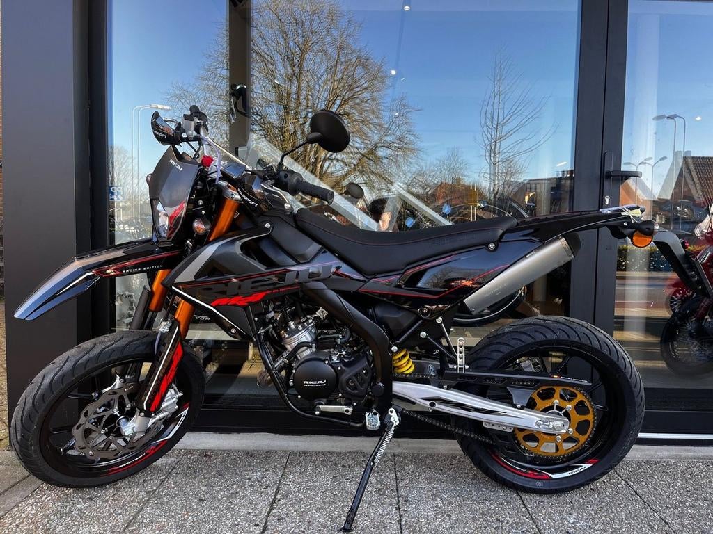 Rieju MRT SM  50CC | Super Motard | Zwart | AKTIE  Knalprijs, 6 versnellingen, RIEJU, Maximaal 45 km/u, Onbekend