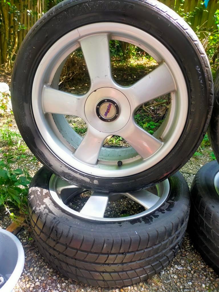 Aluminium Velgen met Banden -16 en 18 inch, 18 inch, Banden en Velgen, Ophalen of Verzenden, Personenwagen