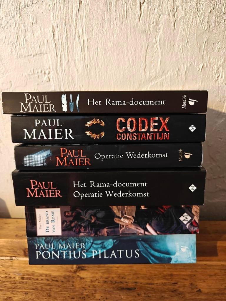 6 Boeken van Paul Maier., Boeken, Ophalen of Verzenden, Zo goed als nieuw