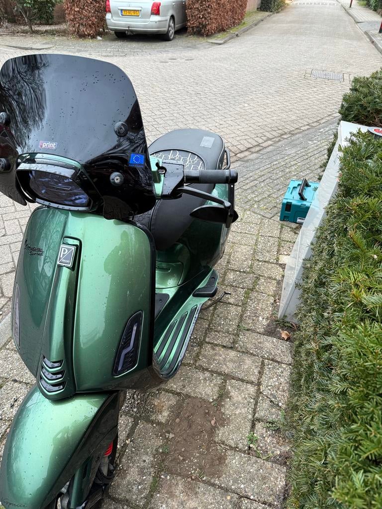 Vespa Sprint 45 E5 Cobra Dark Green Custom, Maximaal 45 km/u, Vespa S, Ophalen of Verzenden, Zo goed als nieuw