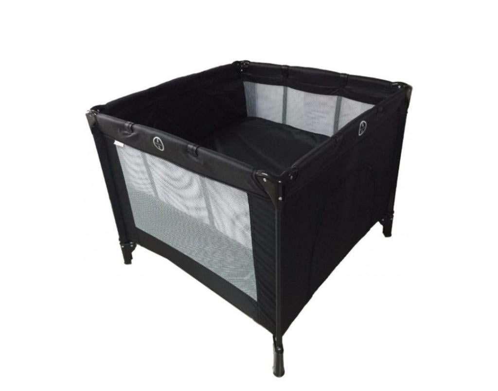 Inklapbare box/campingbed, Ophalen of Verzenden, Zo goed als nieuw, Vierkant, In hoogte verstelbaar