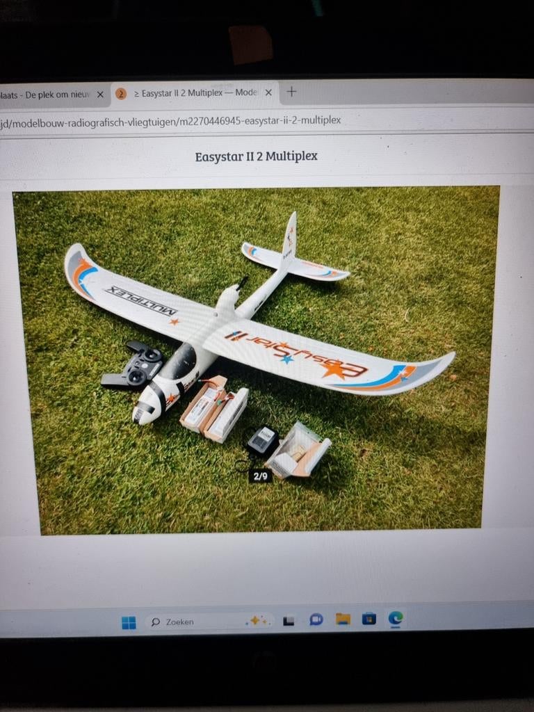 Multiplex easy star II, Ophalen, Gebruikt, Elektro, RTF (Ready to Fly)