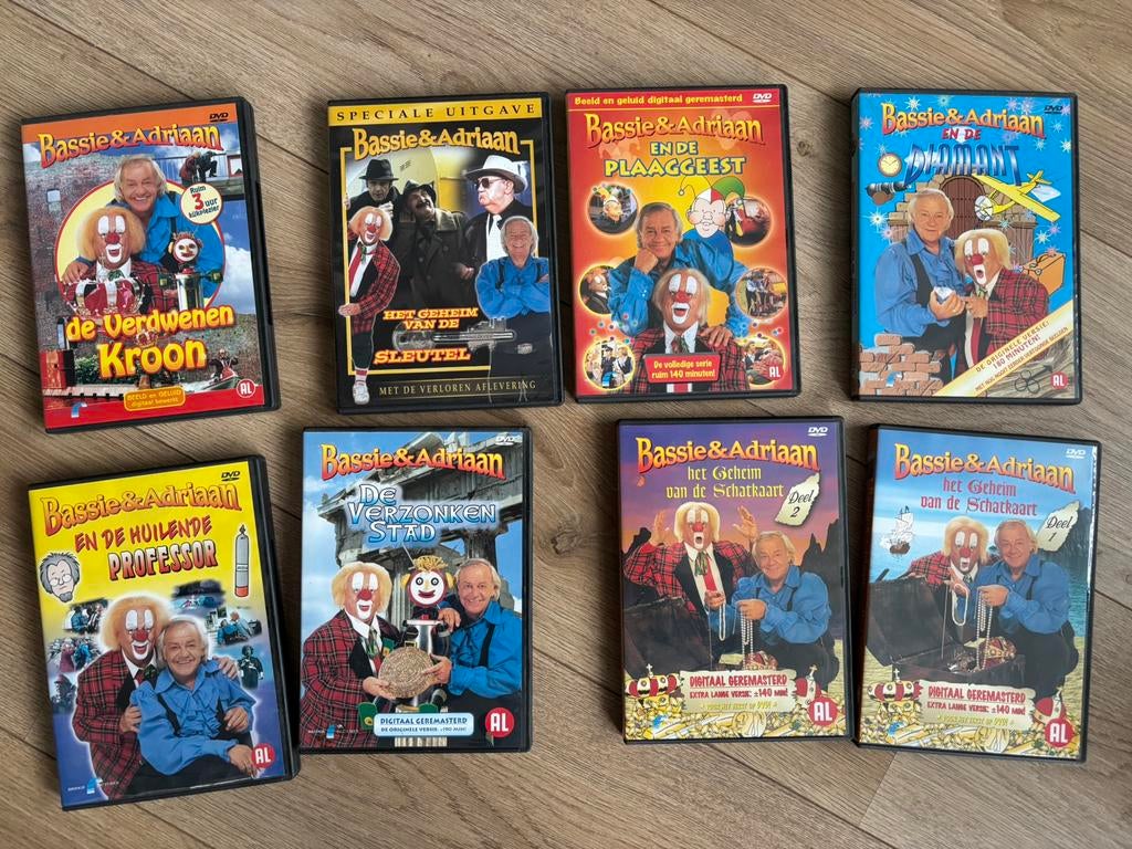 Bassie en Adriaan DVD’s, Alle leeftijden, Ophalen of Verzenden, Zo goed als nieuw