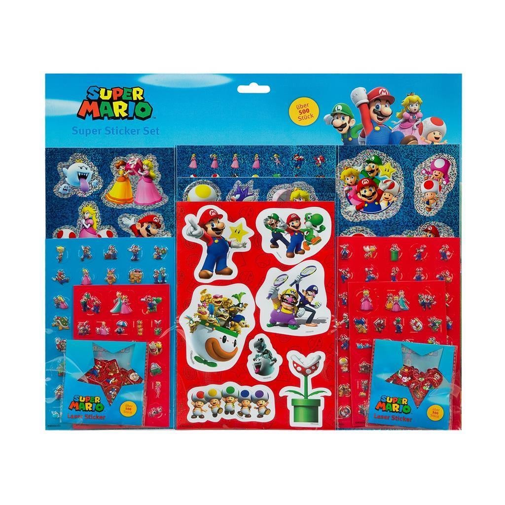Super Mario Sticker Set, Ophalen of Verzenden, Nieuw