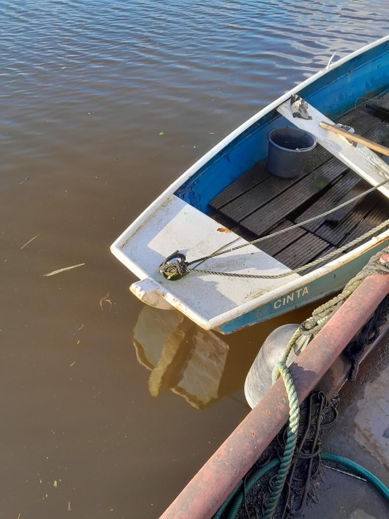 Stalen roeiboot - Schouw model - 4 meter, Watersport en Boten, Ophalen