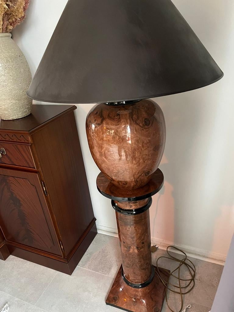 Klassieke staande lamp keramiek, Huis en Inrichting, Lampen | Tafellampen, Ophalen, Overige materialen, 75 cm of meer