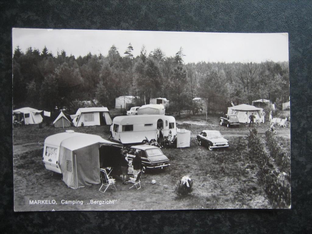 MARKELO Camping Bergzicht B 1971, Ophalen of Verzenden, 1960 tot 1980, Overijssel