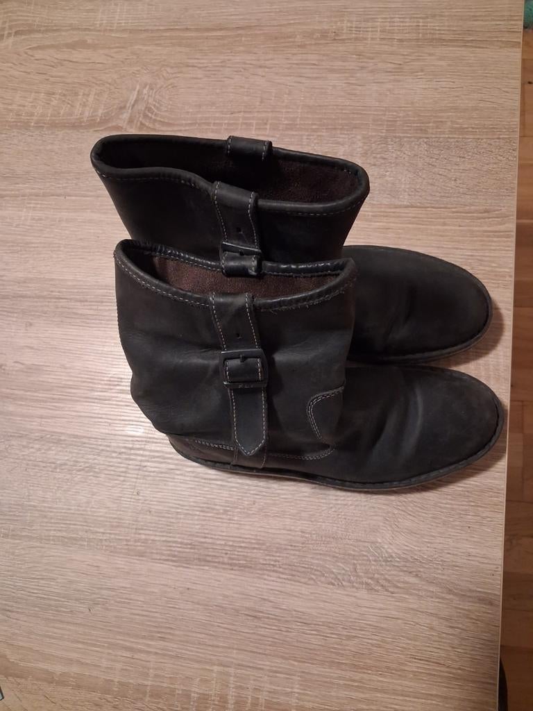 Fly london laarzen, Ophalen, Zwart, Lage of Enkellaarzen, Nieuw