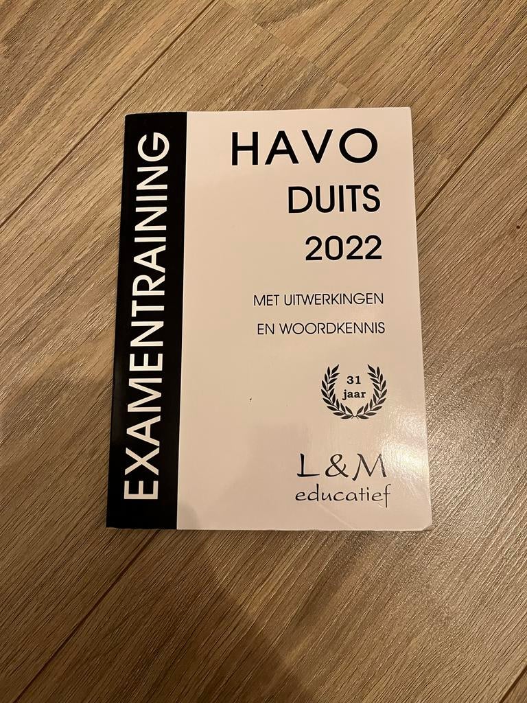 Examentraining Havo Duits 2022, Boeken, Schoolboeken, Ophalen of Verzenden, Zo goed als nieuw, HAVO, Duits