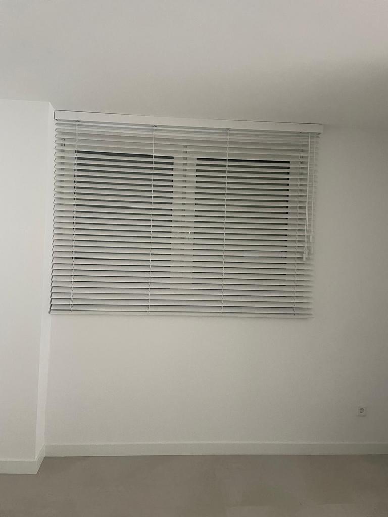 Witte jaloezie bamboo !!!!   NIEUW, Wit, Nieuw, Ophalen of Verzenden, 200 cm of meer