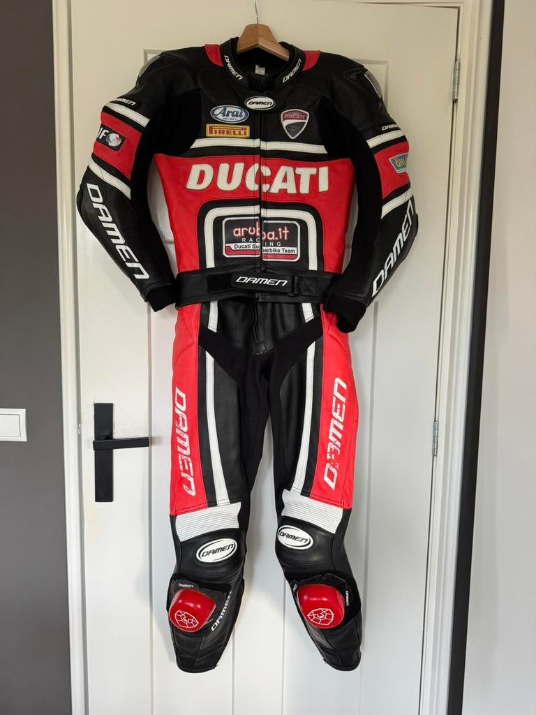 Ducati motorpak damen racing 2-delig, Motoren, Kleding | Motorkleding, Combipak, Tweedehands, Ophalen of Verzenden