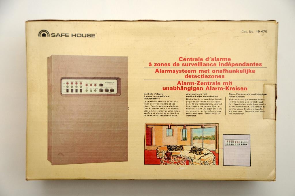 Vintage 49-470 Safe House Radio Shack Burglar Alarm Center, Verzenden, Zo goed als nieuw, Compleet systeem, Overige soorten