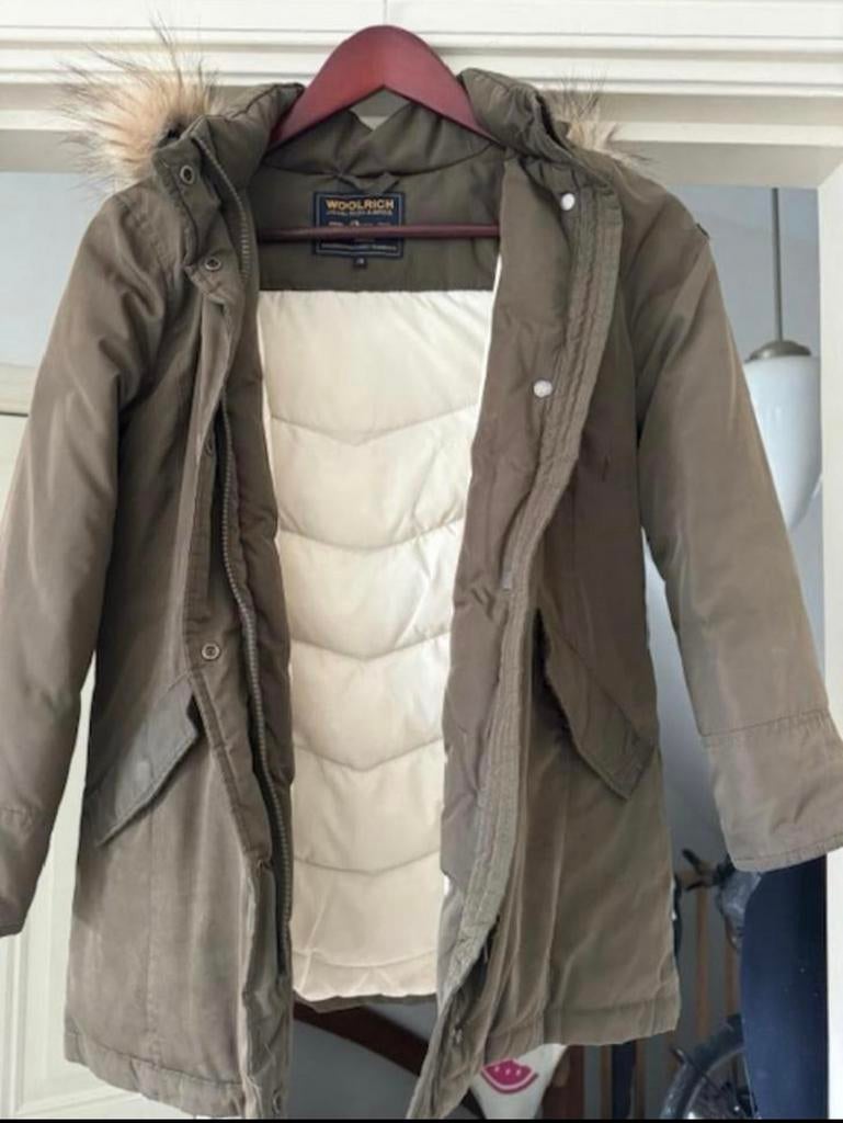 Woolrich jas maat 10, Gebruikt, Jongen of Meisje, Ophalen of Verzenden, Woolrich