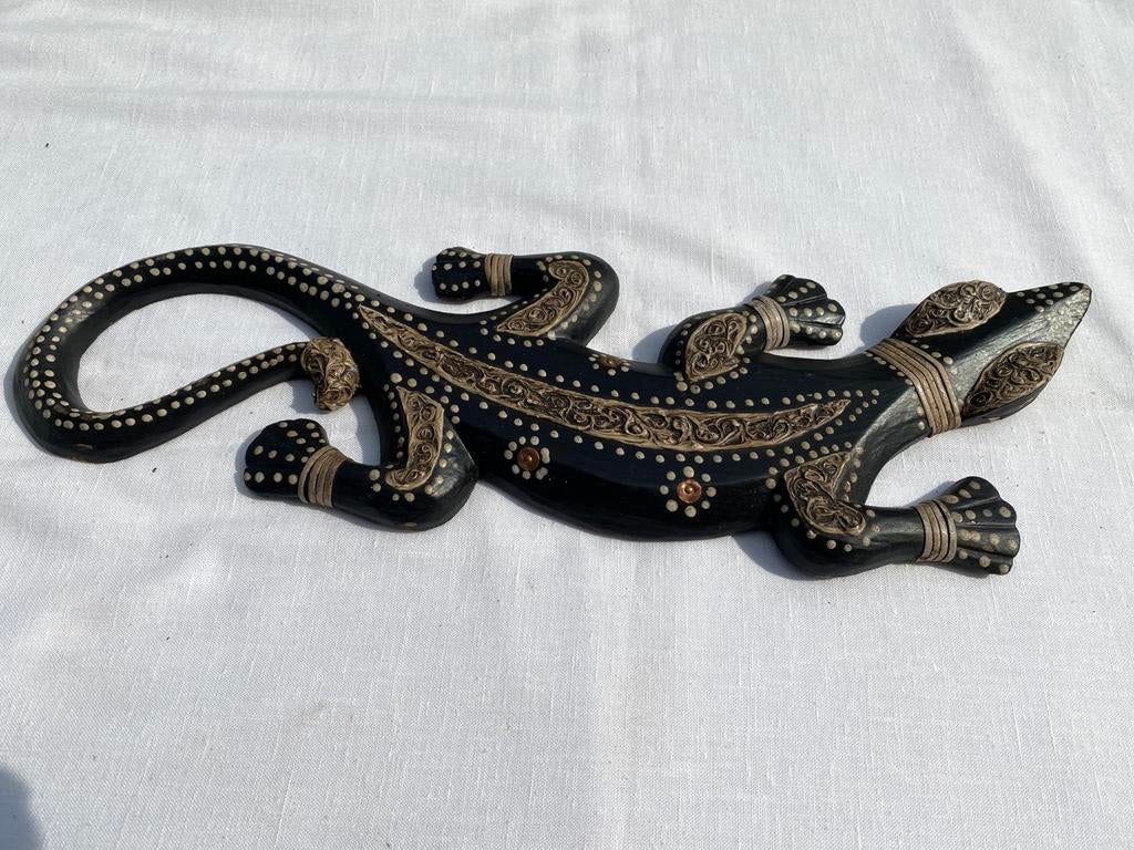 Houten Gekko uit Australie, Ophalen of Verzenden