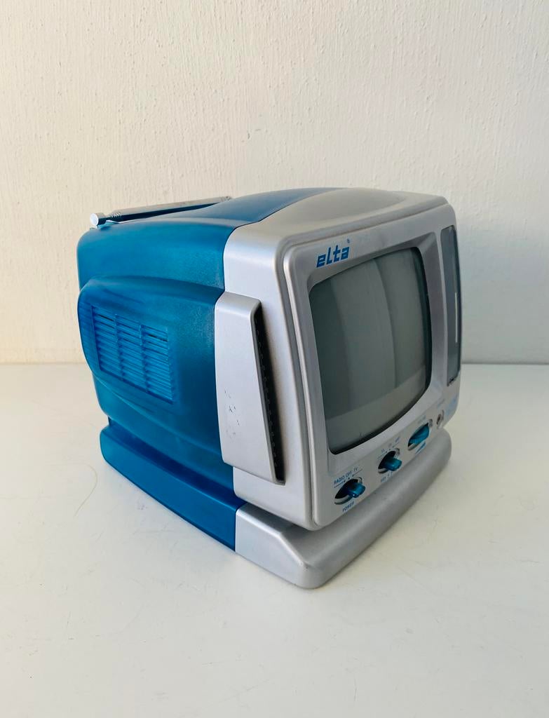 Vintage Elta portable zwart wit tv , nieuw, Audio, Tv en Foto, Vintage Televisies, Overige merken, Onbekend, Ophalen of Verzenden