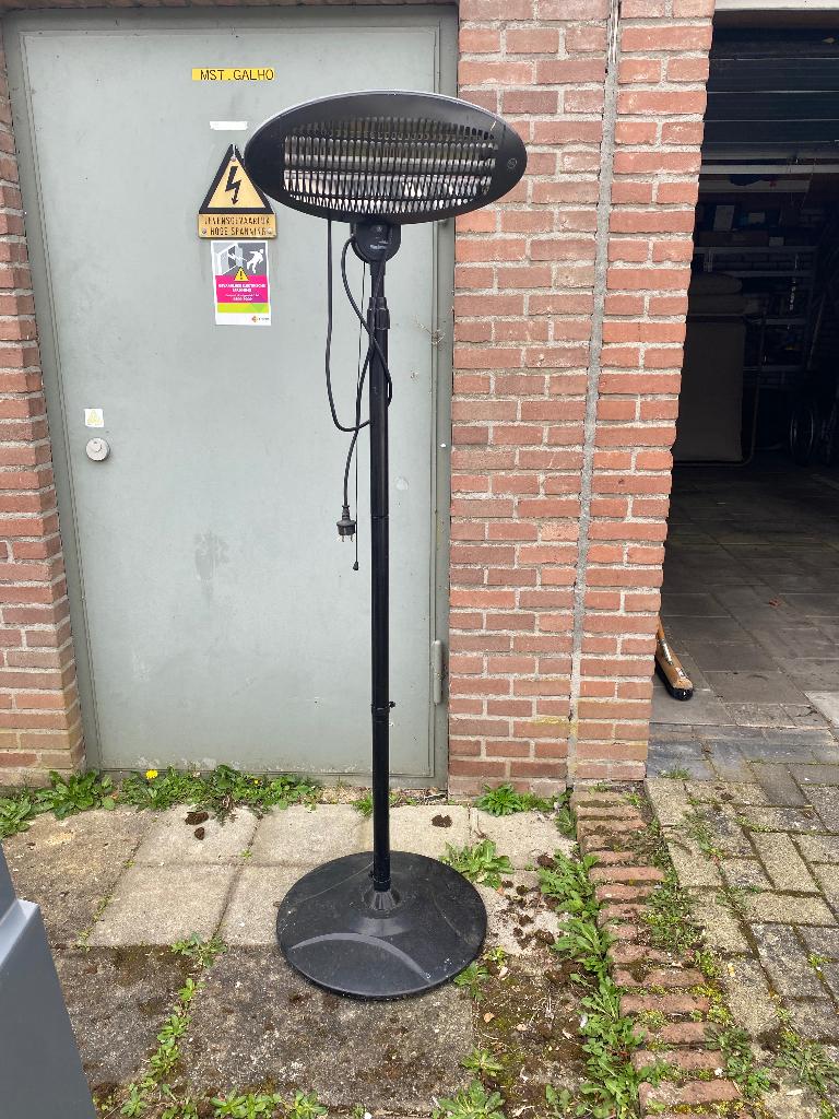 Terrasverwarming, Tuin en Terras, Terrasverwarmers, Draaibaar, Gebruikt, Vloer, Ophalen