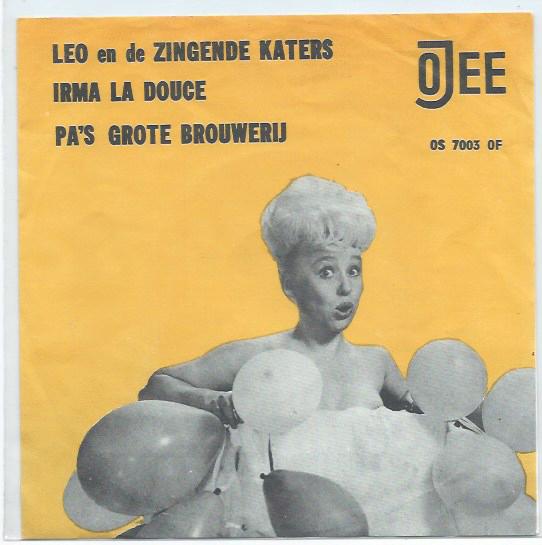 Leo en de zingende Katers- Irma la Douce, Cd's en Dvd's, Vinyl | Nederlandstalig, Zo goed als nieuw, Levenslied of Smartlap, Overige formaten